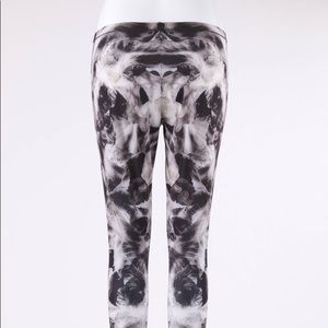 McQ by Alexander McQueen Black and White Leggings